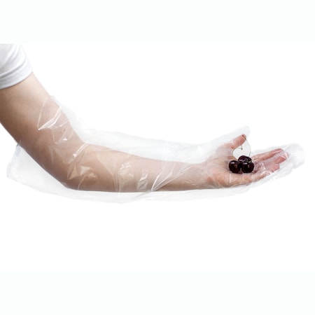 Kleen Chef Disposable Gloves, High Density Polyethylene, OneSize, 100 PK, Clear BL-KCFS-MS-PEEL-CLDG-01